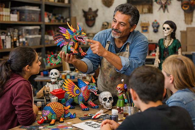 Cartonería y Alebrijes